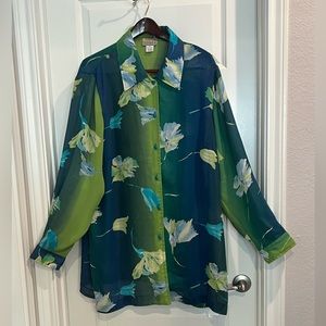 🥇Floral Rebecca Jones Long Sleeve Blouse